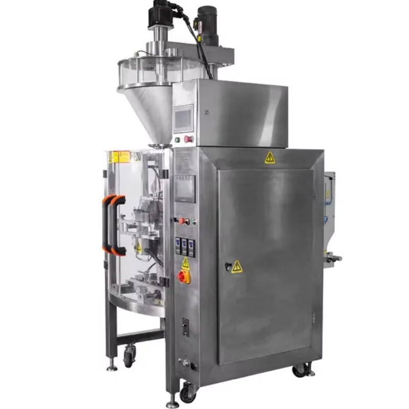 Fully Automatic Multi Function Powder Filling Sealing Machine 100g 1kg for Milk Powder Nutrition Plastic Bag Custom