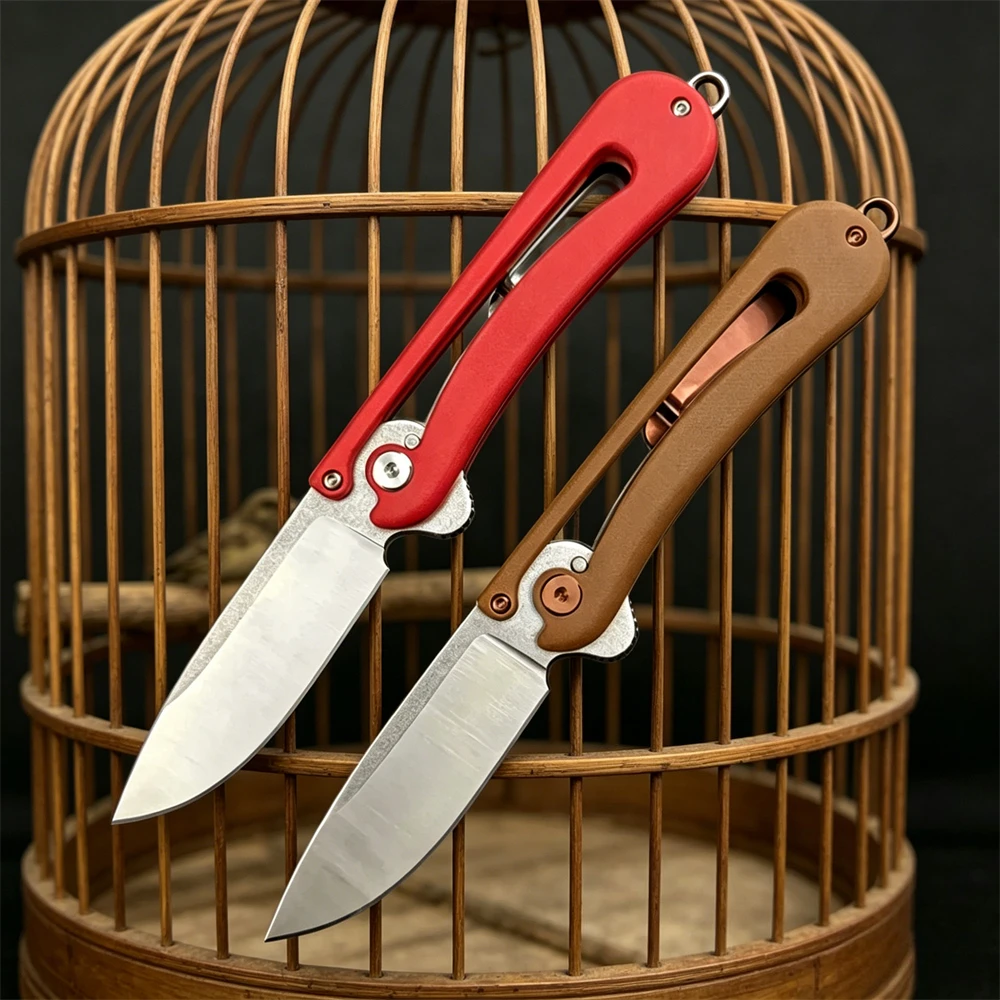 

KREMENETSKY Pocket Folding Knife D2 Stainless Steel Blade High-Quality Nylon Fiber Handle for Outdoor Camping Hiking EDC Tools