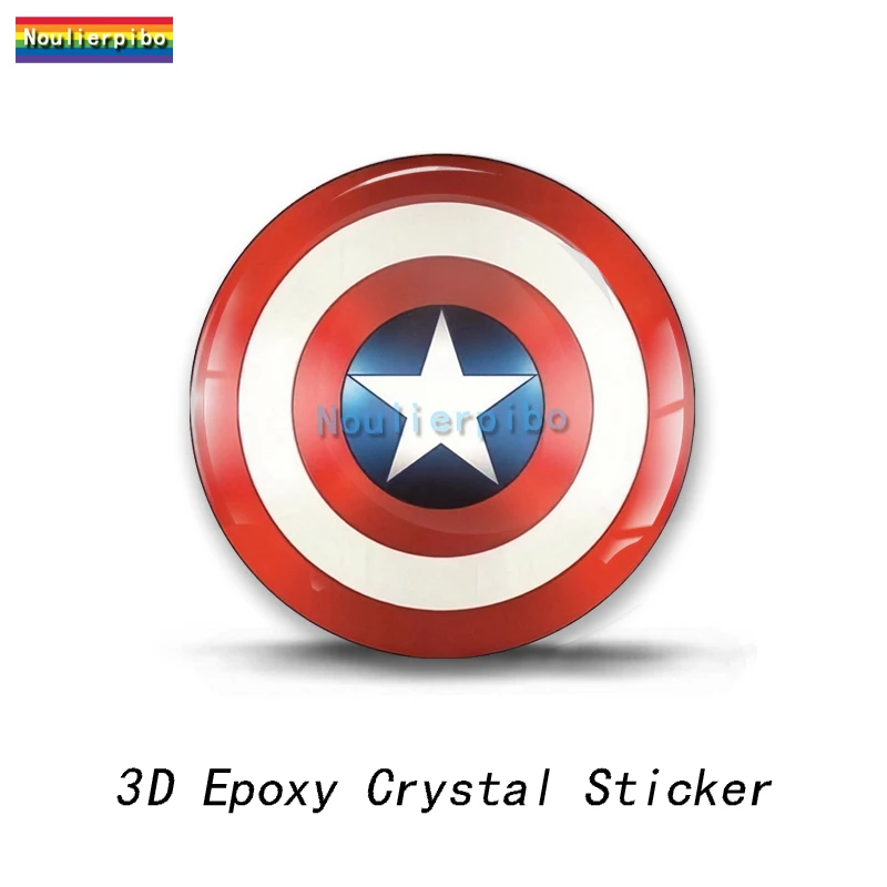 

3D Fashion Crystal Wafer Five Star Gel Dome Car Sticker Protective Shield Car Window Motorcycle Helmet Vinyl Waterproof Sticker