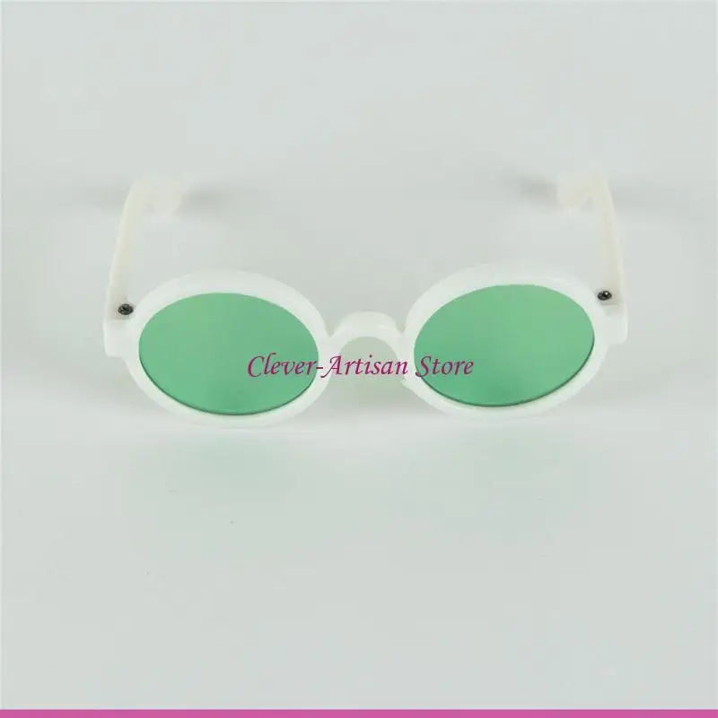 E06B 2 قطعة نظارات القطط الموضة كلب صغير النظارات الشمسية إطار مستدير الشمس عدسة واقية نظارات شعبية الحيوانات الأليفة صور #5