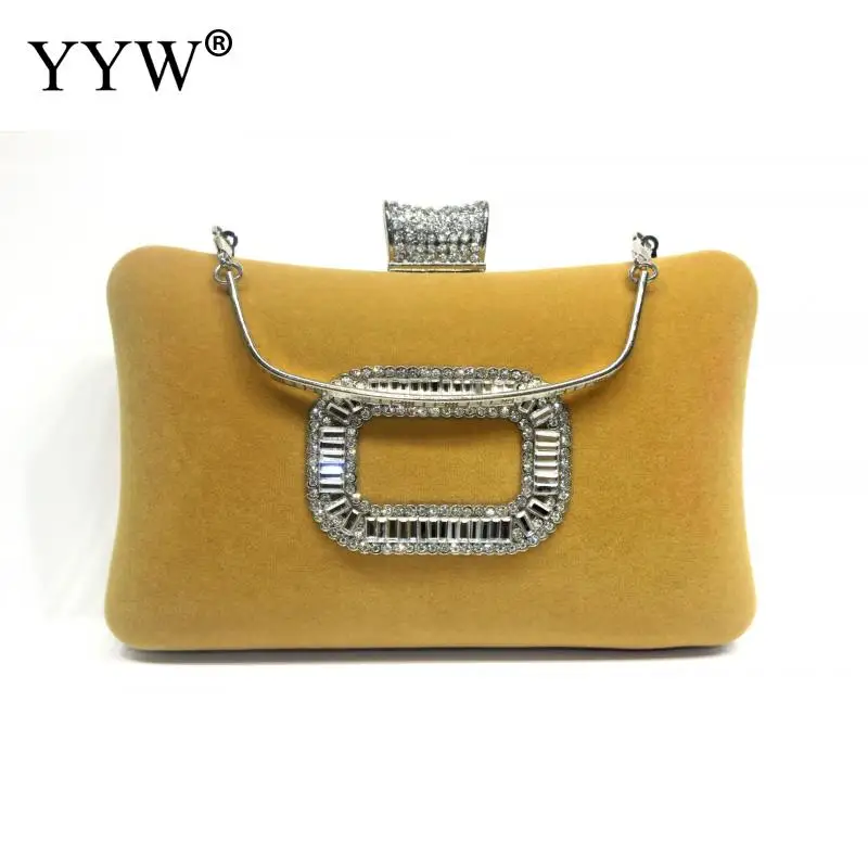 Royal Blue Clutch Bag Women Luxury Rhinestone Box Shape Top Handle Female Evening Purses And Handbags Wedding Party Dress Purse