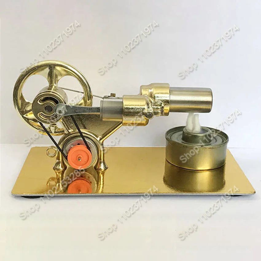 Mini-Stirlingmotor mit externer Verbrennung, experimentelles Modell, Motor, Generator, Motor, Physiksammlung, wissenschaftliches Experiment