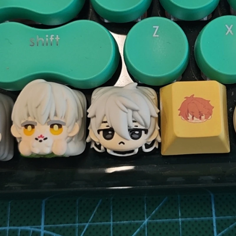 أغطية مفاتيح لوبو Bluelock Tsugumi Seishiro أنيمي شخصية البضائع Kawaii Esc استبدال ملحقات لوحة المفاتيح الميكانيكية Keycap