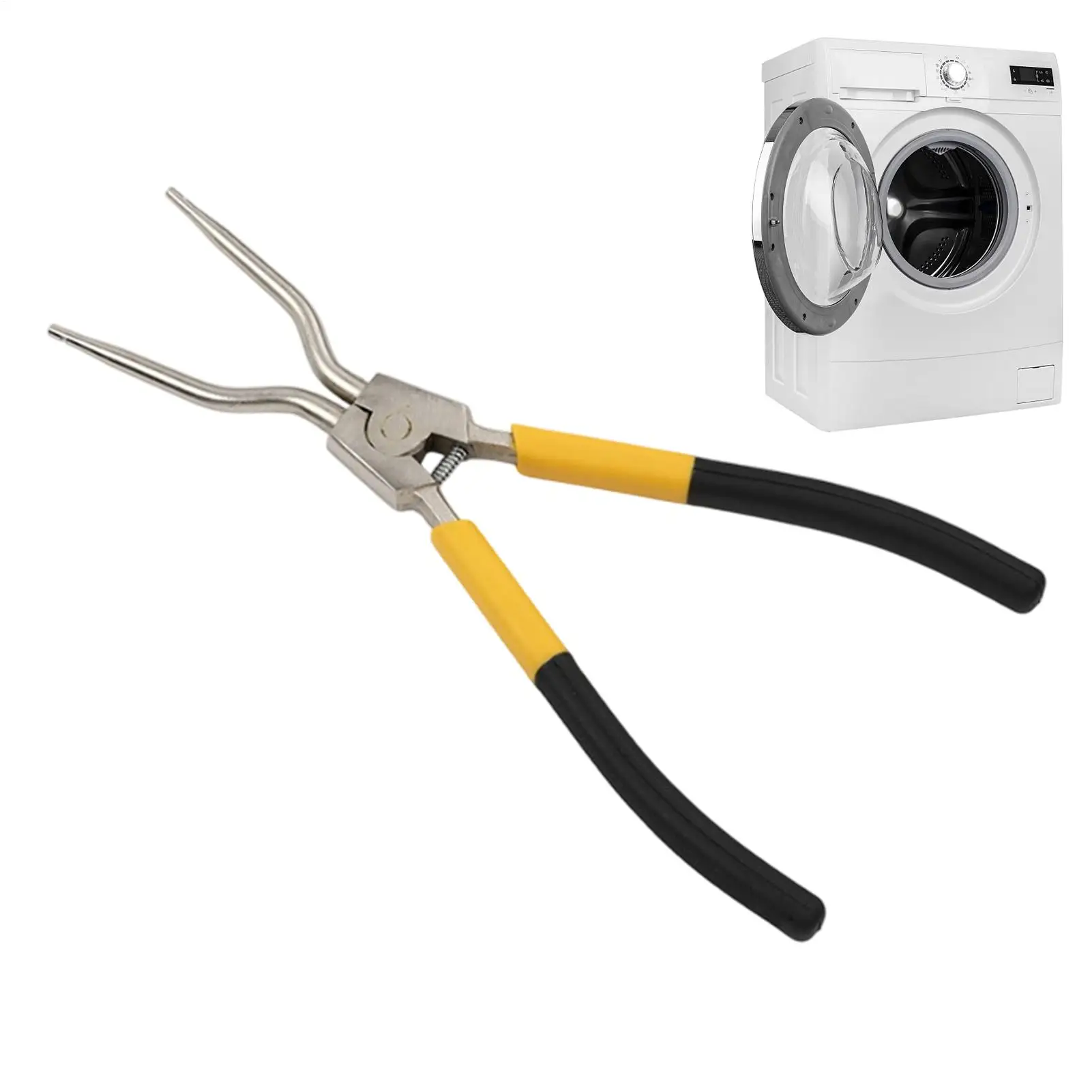 Washing Machine Spring Tool Non-slip High Carbon Steel Heavy-duty Rustproof Laundry Machine Door Gasket Spring Pliers for Garage