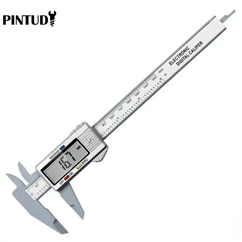 1PC Plastic Vernier Caliper Digital Display Caliper Mini Text Play Caliper Student Vernier Ruler 0 to 150mm Measuring Tool images - 6