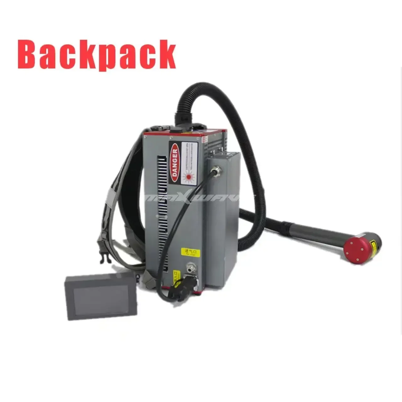 100W 200W Pulse Laser cleaning machine For Rust Paint Oil laser Paint Removal machine Portable backpack 9 modes
