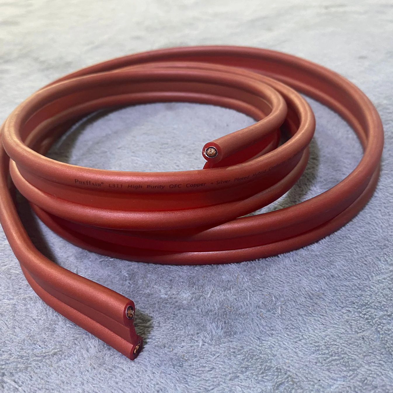 كابل مكبر الصوت السائبة مثل الهولندية VDH الكاردينال Vandenhauer مطلي سلك فضي سميك HIFI سلك مكبر الصوت رش المال