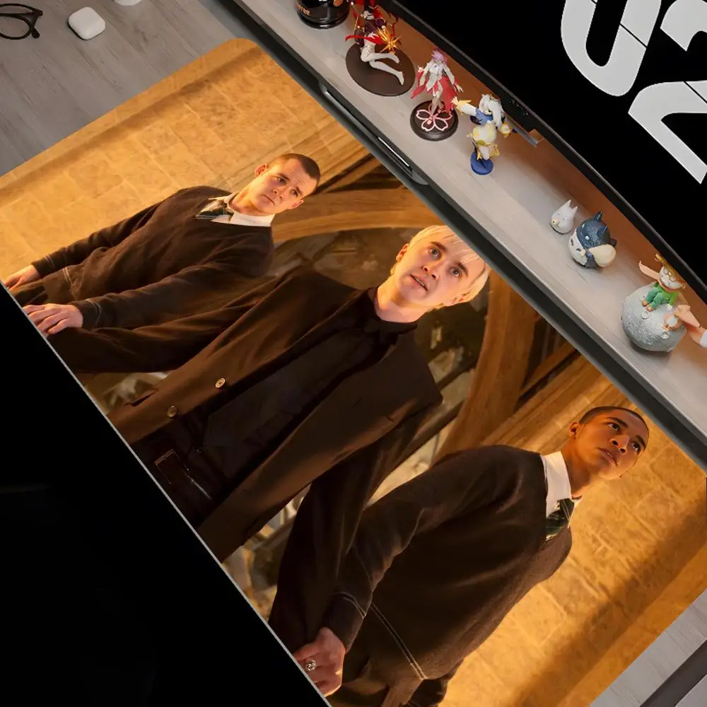 

D-Draco M-Malfoyes Mouse Pad Gaming Gamer Rubber Mousepad Large 600x300mm Office Mousepad 700x300xmm Desk Cushion for Notebook N