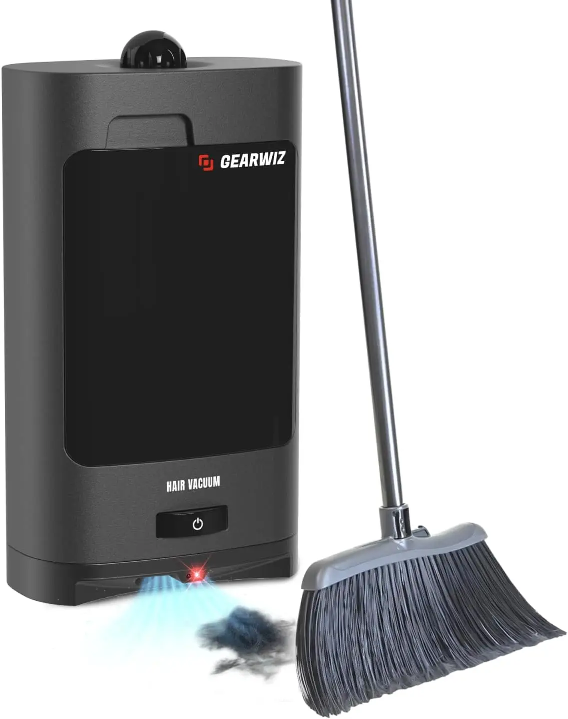 

1400W Motion Sensor Automatic Vacuum Dustpan - Hands-Free Electric Cleaner for Pet Hair, Dirt & Debris