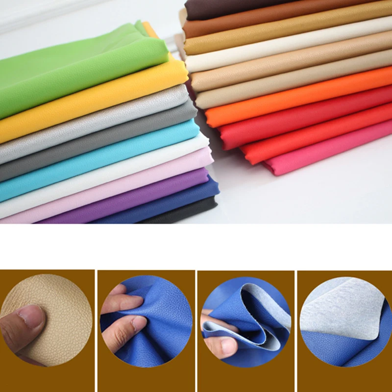 20x30cm Faux PU Leather Fabric for Sewing Artificial Synthetic Leather Needlework Bag Bows Sheets DIY Hademade Material