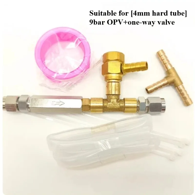 Applicable To Coffee Machine  Modified Set, Adjustable Pressure Relief Valve Regulator Valve G1/8 Wire Port.