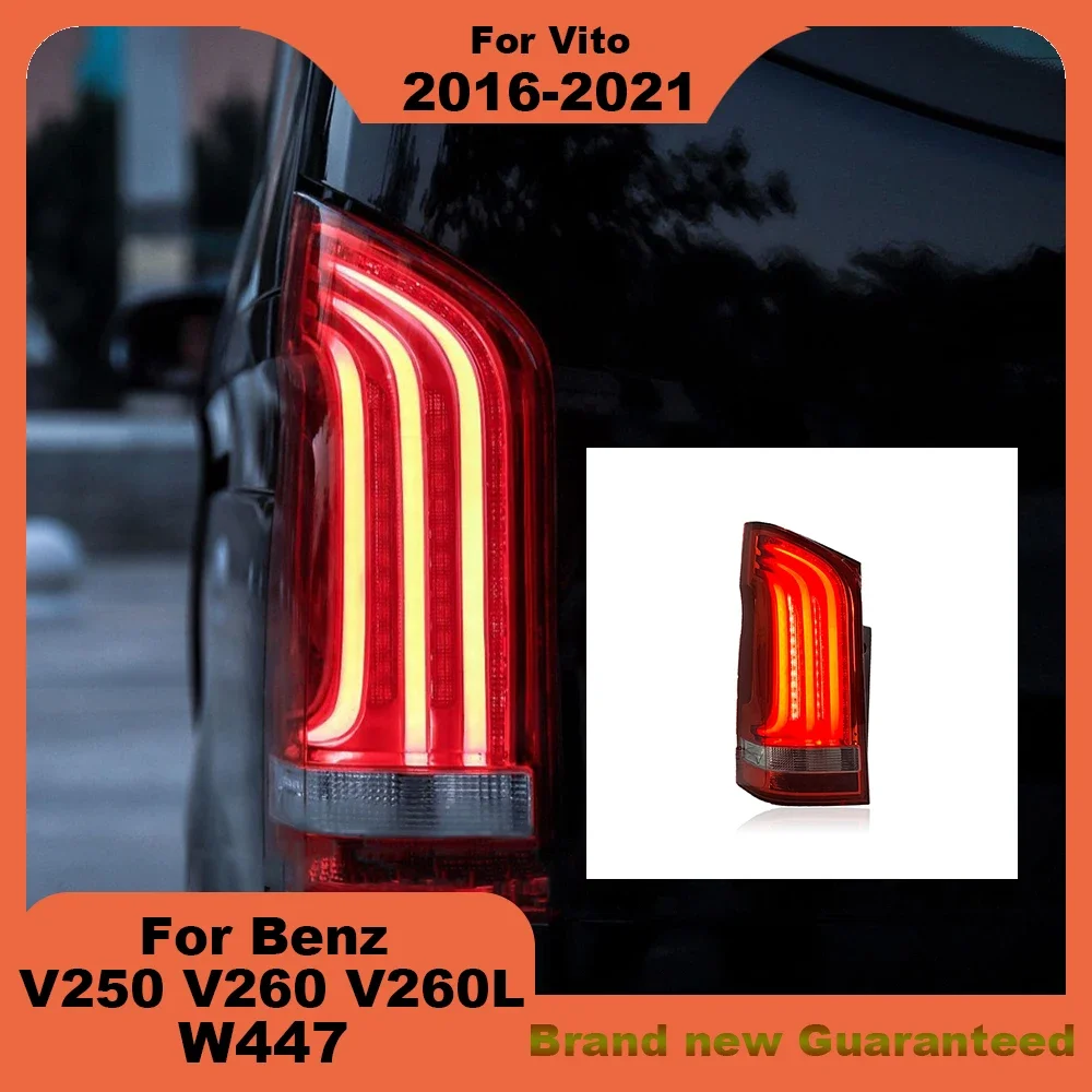 For Mercedes-Benz Vito V250 V260 V260 L W447 LED Car Stop Light Reversing Light Accessories  Taillights Brake light modificati