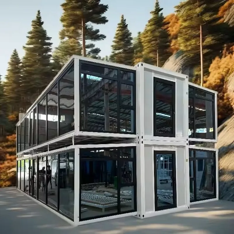 20-40FT Expandable Container House Villa 2-4 Bedrooms Ideal for Backyard Resort or Worksite Use Bulk Pricing Available