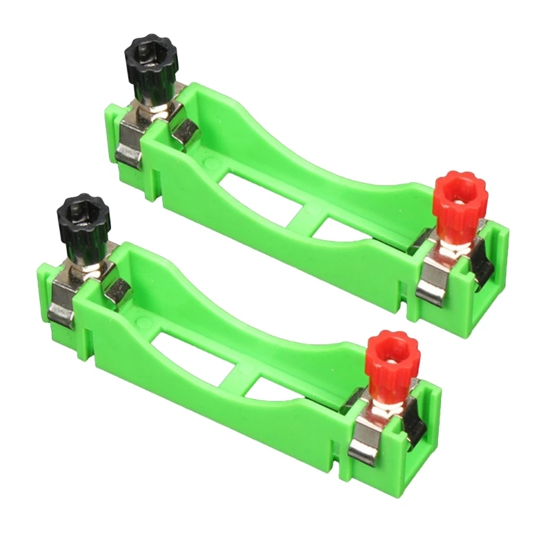 Soporte para pilas AA, serie conexión paralela, equipo instrumentos enseñanza para experimentos física, toma para