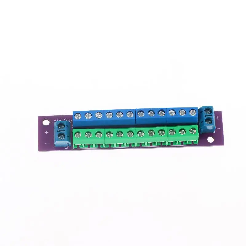 Hot Sale 12 Position Double Layer Power Distribution Terminal Block 2 Input 13 Output For Model Train DCAC Voltage Distribution