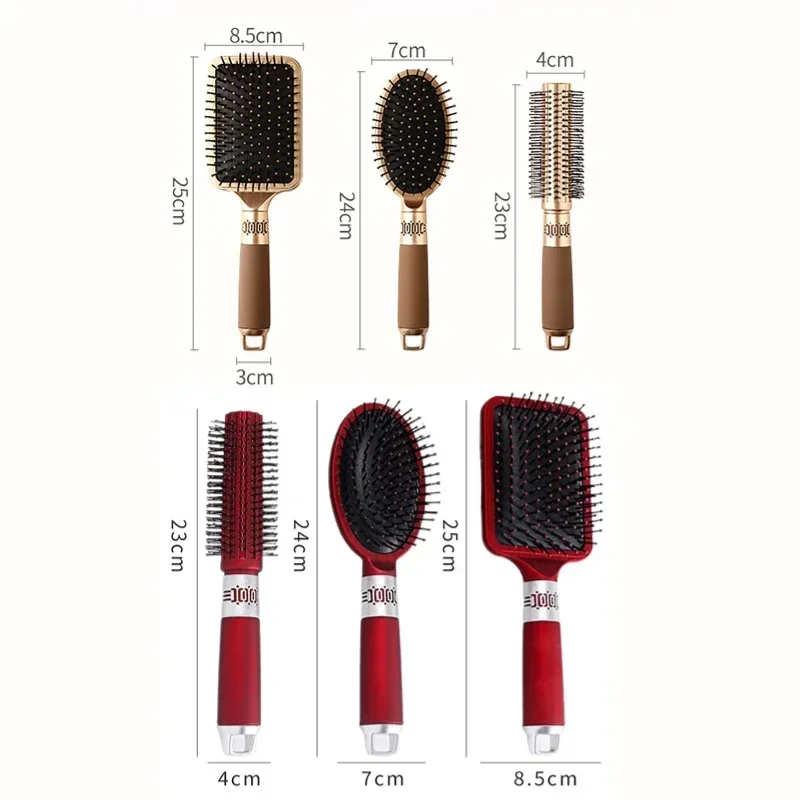 Professional Salon Straight Smooth Paddle Hair Brush Large Hairdressing All Hair Type Hairbrush Styling Comb for Women Men