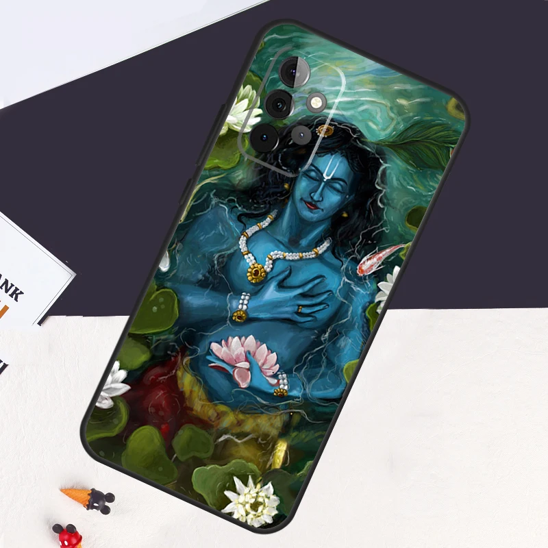 Indian God Lord Krishna Case For Samsung Galaxy A54 A34 A14 A52 A32 A22 A12 A51 A71 A50 A70 A13 A33 A53 A52S Back Cover