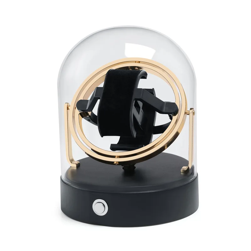 Disponibile, vendita al dettaglio all'ingrosso, orologio meccanico automatico, agitazione in metallo, dispositivo per orologio, scatola di avvolgimento del trasduttore 360, regalo creativo