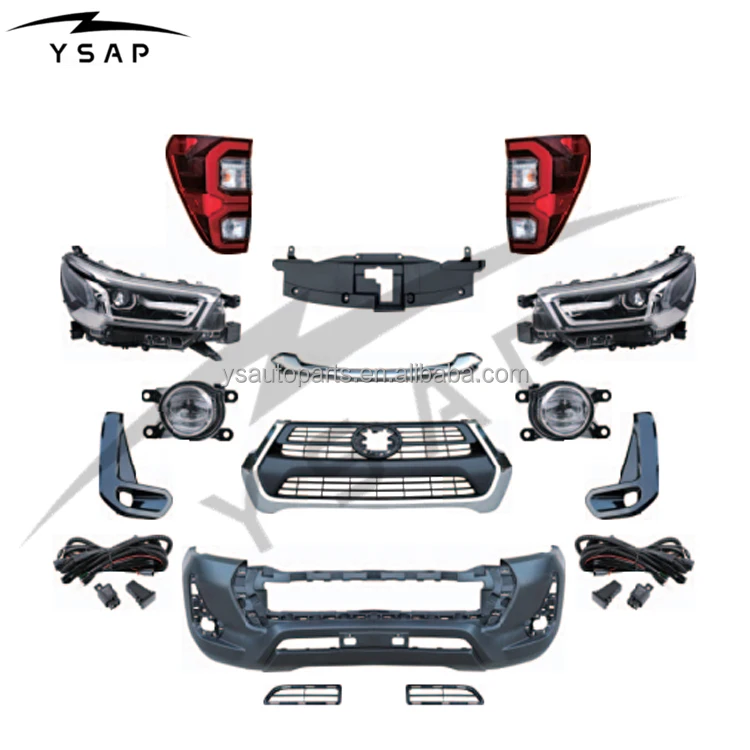 

High Quality 2016-2018 Hilux Revo 4X2 Upgrade To 2021 Revo Body Kit