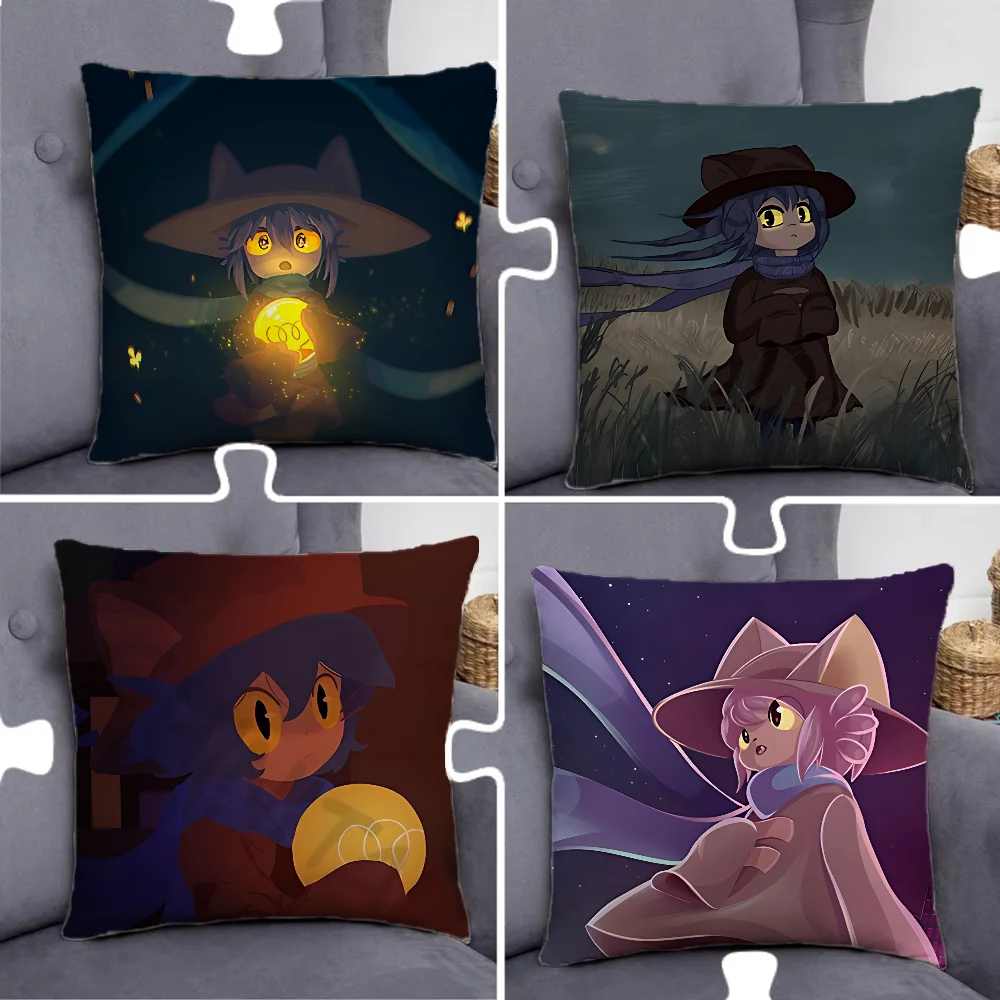 Game One Shot Niko Pillow Case Pillowcase Home Sofa Cushions Car Cushions Pillowcover Office Pillowshell Pillow