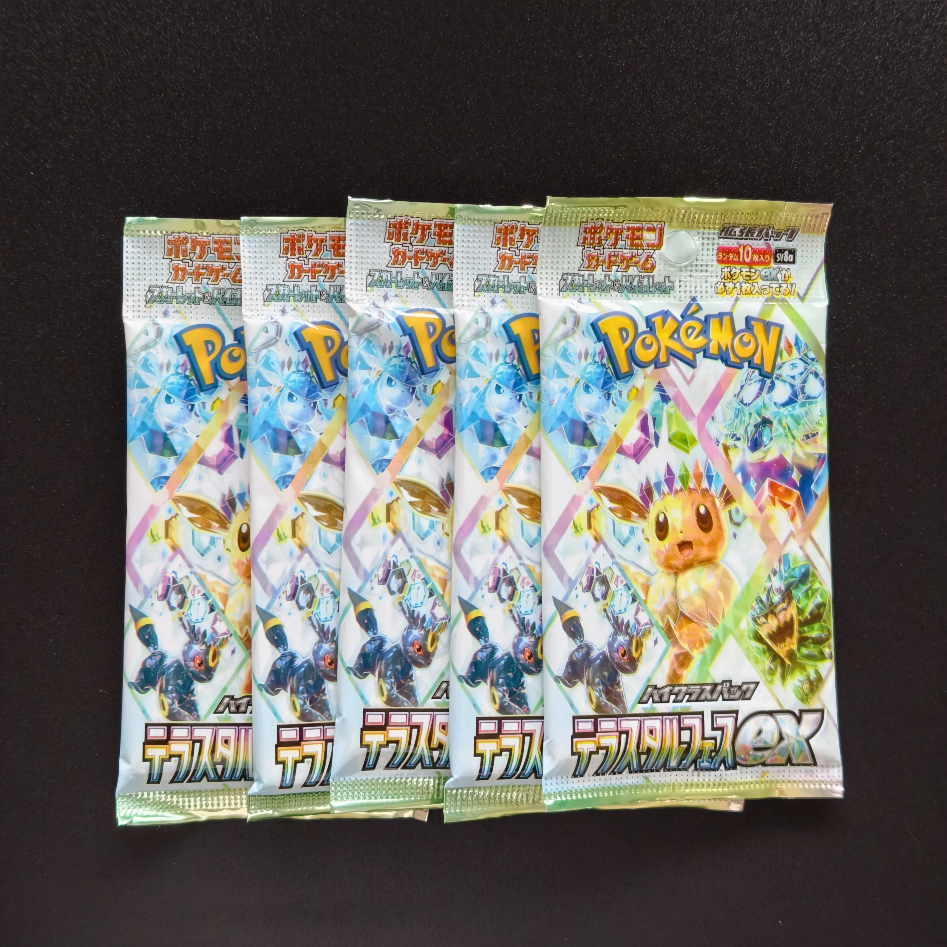 Hot Proxy TCG PKM Eeveelutions EX Booster Box SV8A Japanese Factory Sealed Collection Anime Box Card