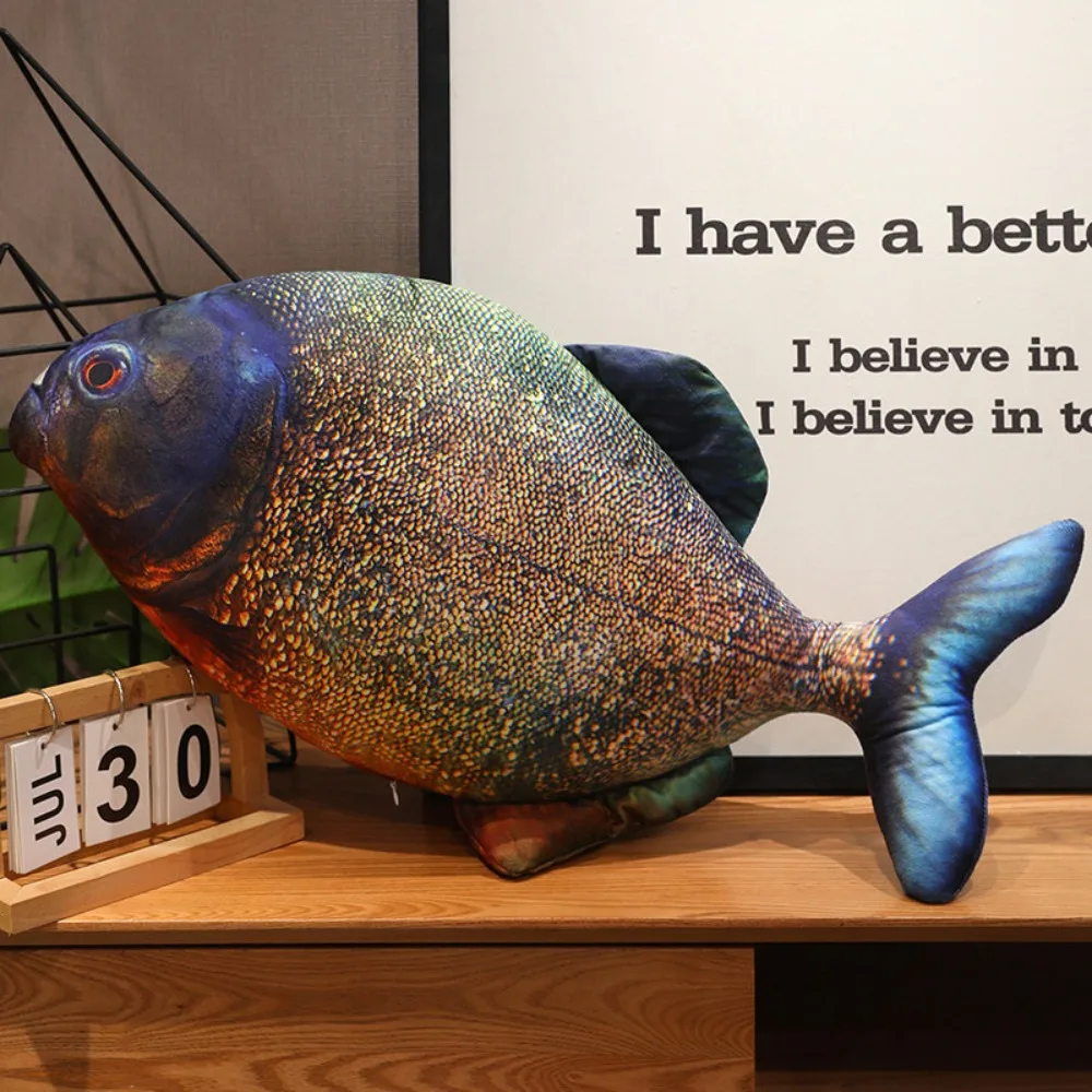 

Perch Simulation Fish Plush Pillow Grouper PP Cotton Cartoon Fish Plush Toy Lovely Stuffed Fish Anime Pillow Dolls