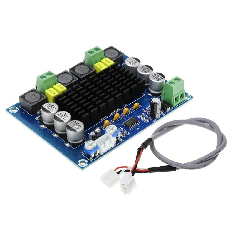 TPA3116D2 Dual-Channel Stereo High Power Digital Audio Power Amplifier Board 2X120W XH-M543, 2 Pack