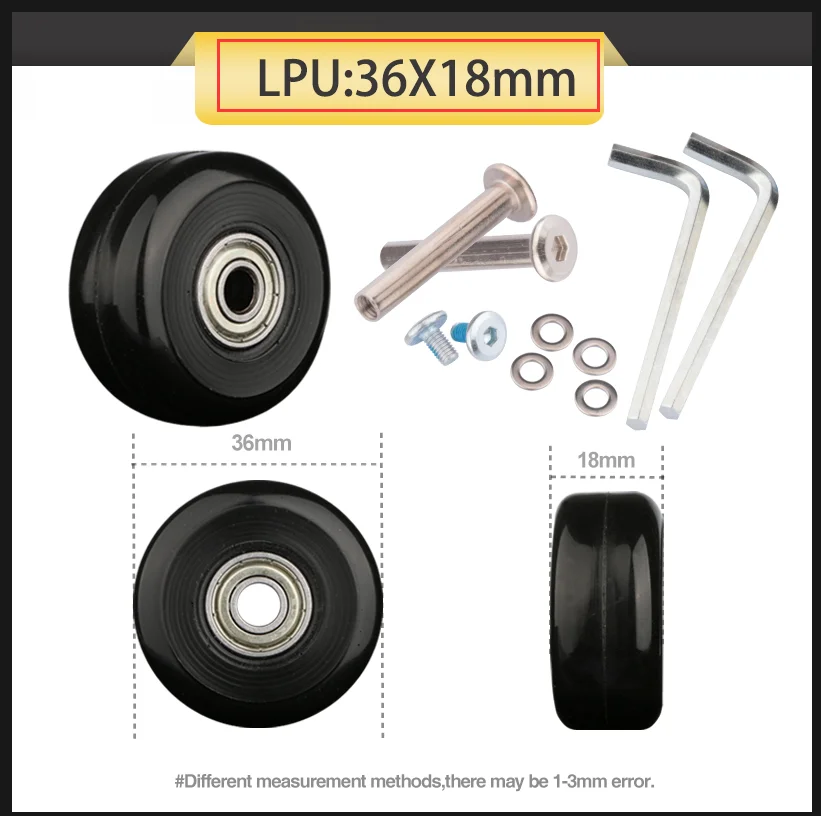 Suitcase Accessories Repair Suitcase Carrying Wheels For Replacement Of Supporting Wheels Suitcase Wheels Luggage Silent Rollers