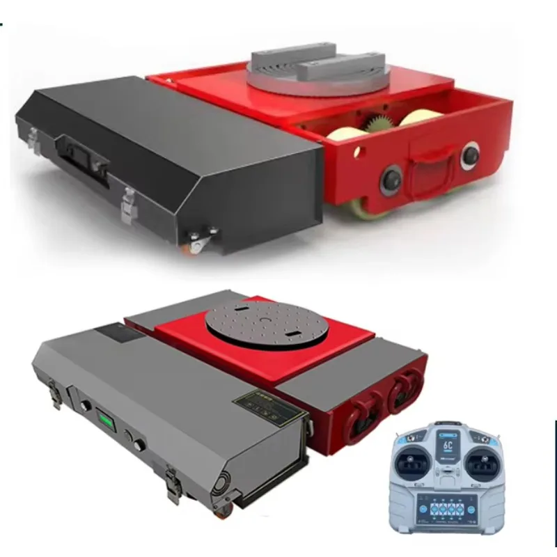 Electric Tank Trolley Steel New 360 Degree Rotation Electric Tank Trolley Transport Roller Cargo Skate Machine Handling Moving