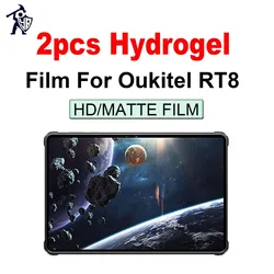 2pcs Tablet Screen Protectors For Oukitel RT8 HD Matte Anti Fingerprints Full Cover Soft Film Protective Not Glass