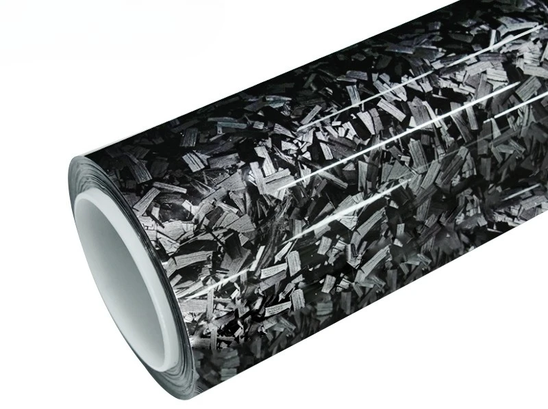 Carbon fiber color changing film flower carbon silver color car coat brightening, scratch-proof and anti-fouling protective film