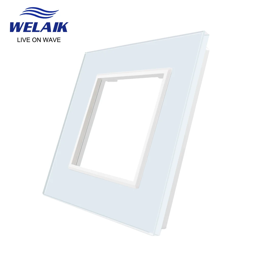 WELAIK EU White 45*45mm  Wall Socket Outlet  DIY Parts Module Gather Zone