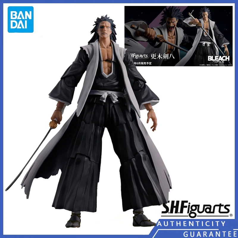 

Bandai S.H.Figuarts SHF New 17CM BLEACH Zaraki Kenpachi Anime Cartoon Action Figure Garage Kits Model Toy Festival Gifts