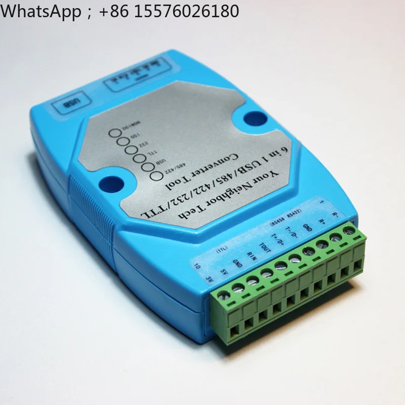 Basic Type 6 in 1 Serial Port COM Port Brush Download Module USB/485/422/232/TTL Mutual Conversion