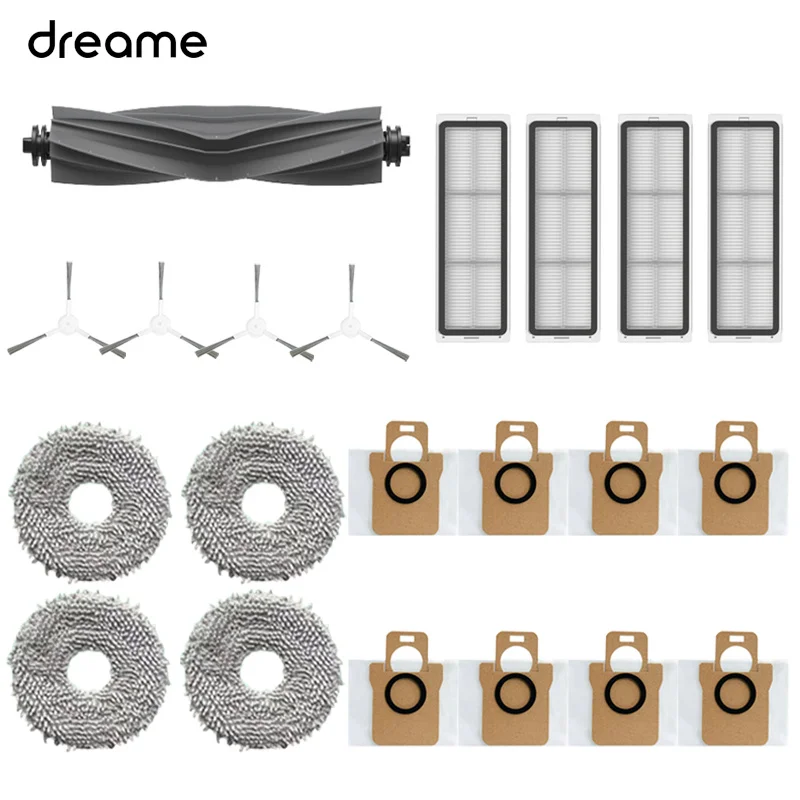 Dreame Bot L10s Ultra / L10 Ultra Roboter-Staubsauger-Zubehör, Mopp, Staubbeutel, Hauptbürste, Seitenbürste, Hepa-Filter, Ersatz