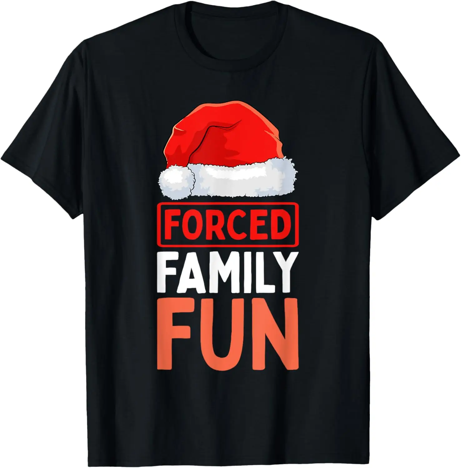 

Забавная антирождественская футболка Forced Family Fun Winter Holidays