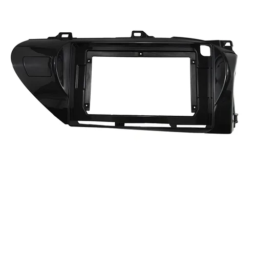 Imagen 2 del producto Adaptador de Fascia de marco de coche de 10,1 pulgadas para TOYOTA Hilux Revo 2015-2018 LHD/RHD DVD estéreo Panel tablero Kit instalación 2 Din
