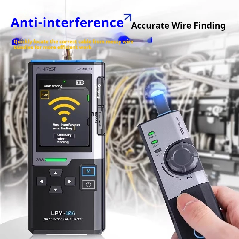 FNIRSI LPM-10 Network Analyzer POE Network Cable Tester