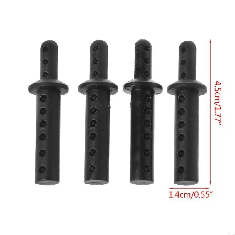 H37A 4pcs 플라스틱 RC 1:10 바디 포스트 마운트 HSP 94108 94111 94188 자동차 예비 부품