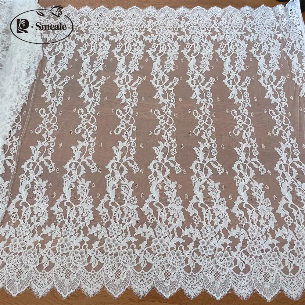 Dicke Wimpern, weicher Spitzenstoff, Nähzubehör, Hochzeitskleid, RS4146 – Detail 7