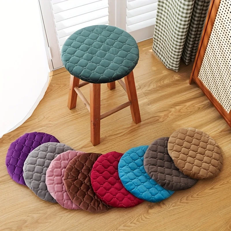 

Thickened Seat Cover Pad, Round Sofa Cushion, Round stool cushion,Four seasons general purpose plus cotton,Roundchair covers