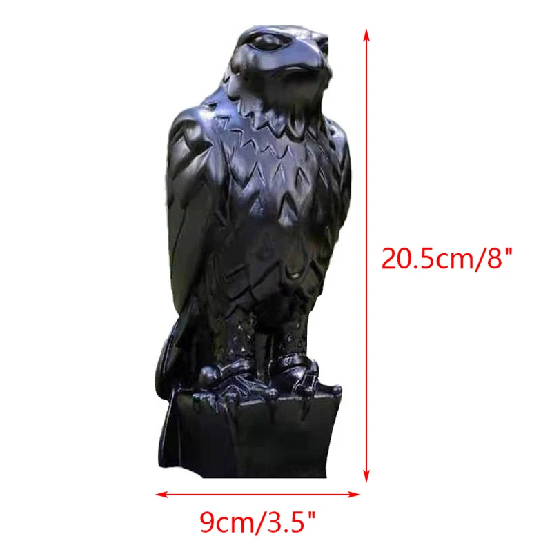 1 Piece Maltese Falcon Statue Shelf Decorations Black Resin Handmade Resin Sculpture