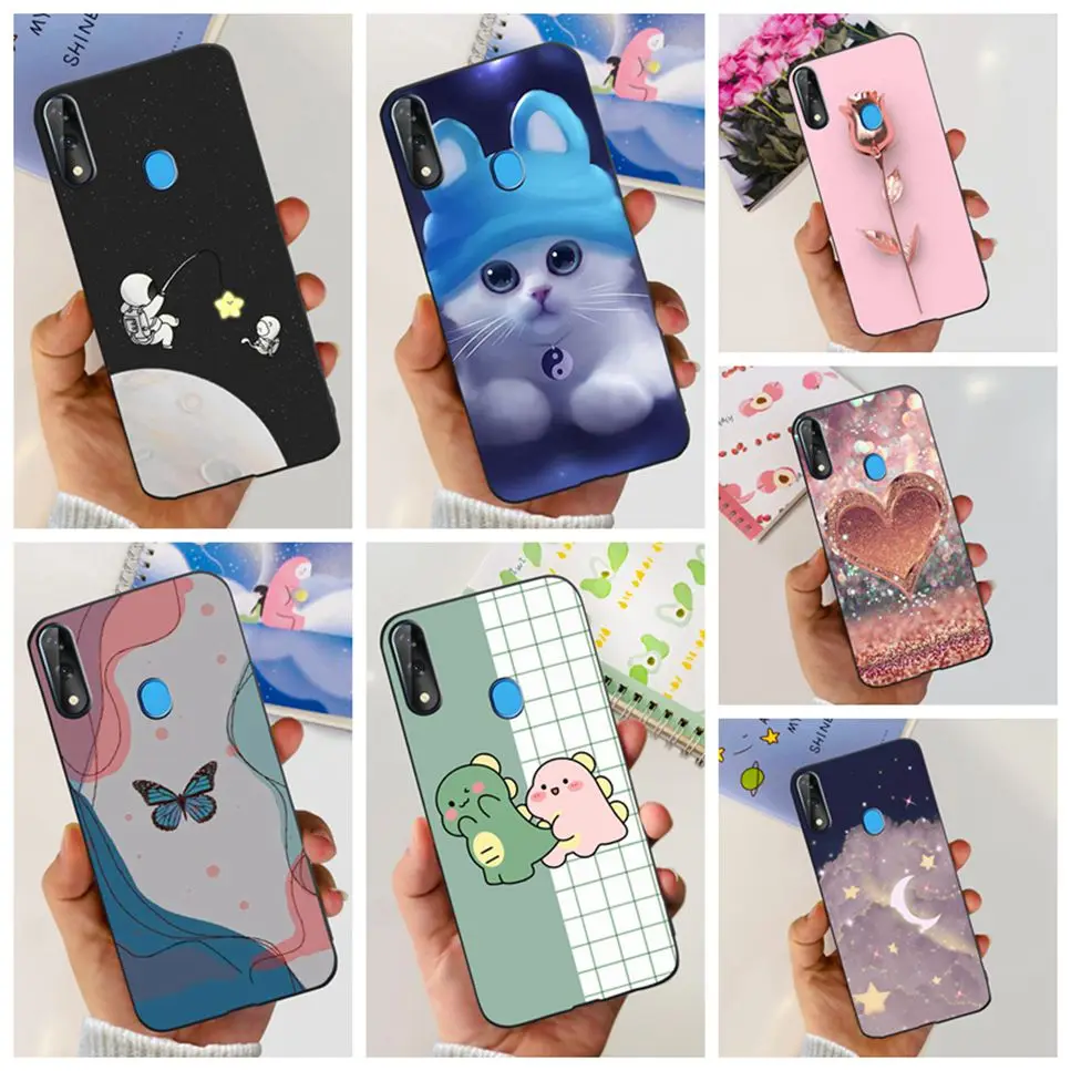 For ZTE Blade V10 Case Popular Cartoon Pattern Print TPU Soft Silicone Cover For ZTE Blade V 10 V10 Vita 2019 Phone Cases Funda