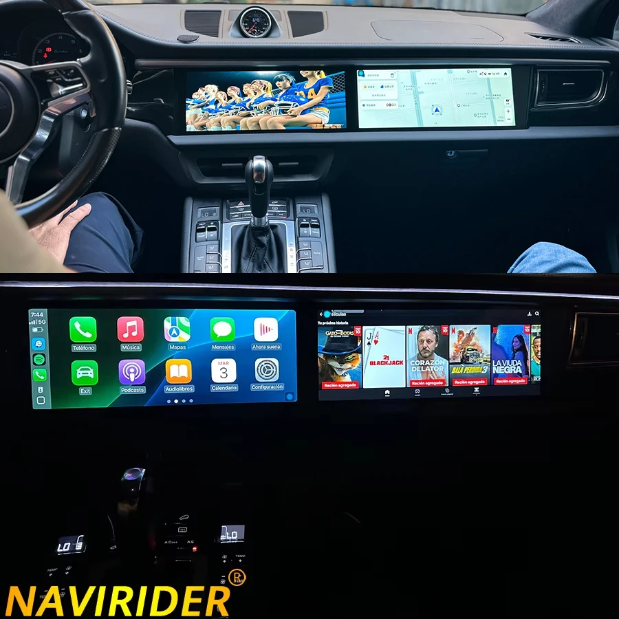 

Car GPS Video Player Radio Head Unit Carplay Android 24.6inch For Porsche Macan 2011-2017