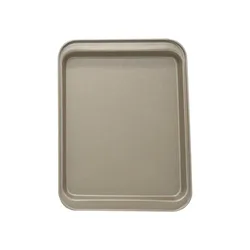Rectangle Baking Pans Oven Tray Coating Bakeware Plate Black 24*18cm
