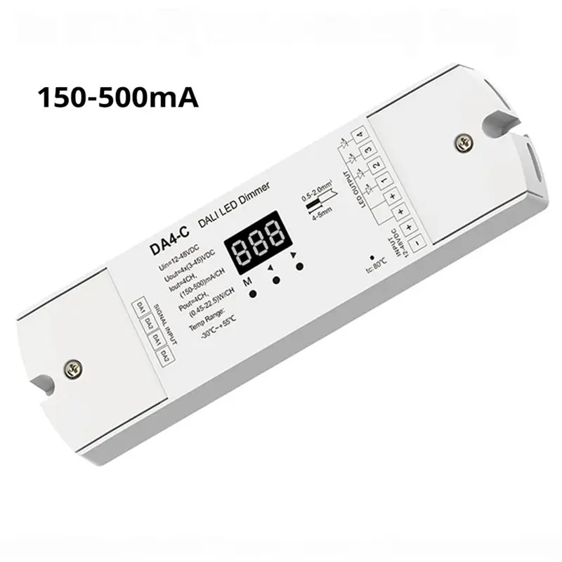 B62B-(350-1200Ma) 12-48V DC 4 Channel Constant Current For Single Color LED Lamps A