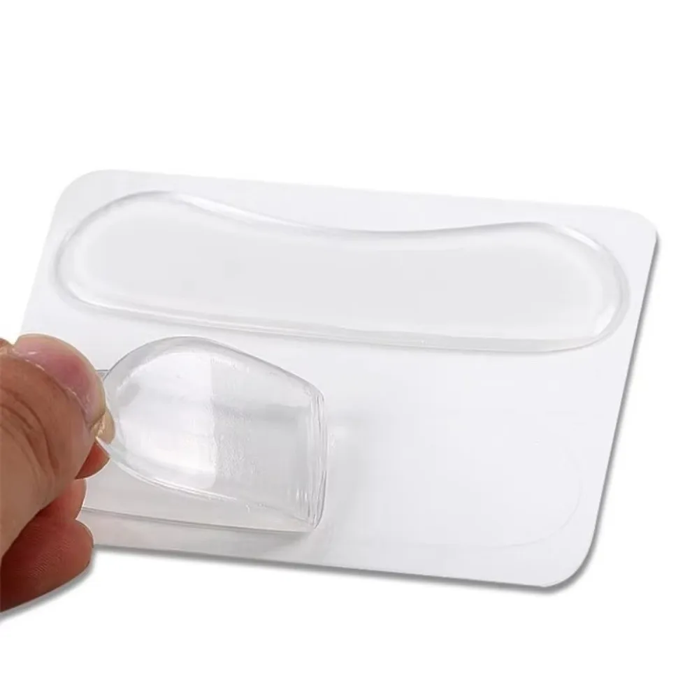 5pairs Gel Heel Grip Pads Transparent Flexible Shoe Heel Liners Self Adhesive Cushioned Gel Heel Cushionss