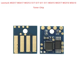 1x Toner Chip for Lexmark MS317 MS417 MS312 517 617 510 MS415 MX317 MS310 MS610