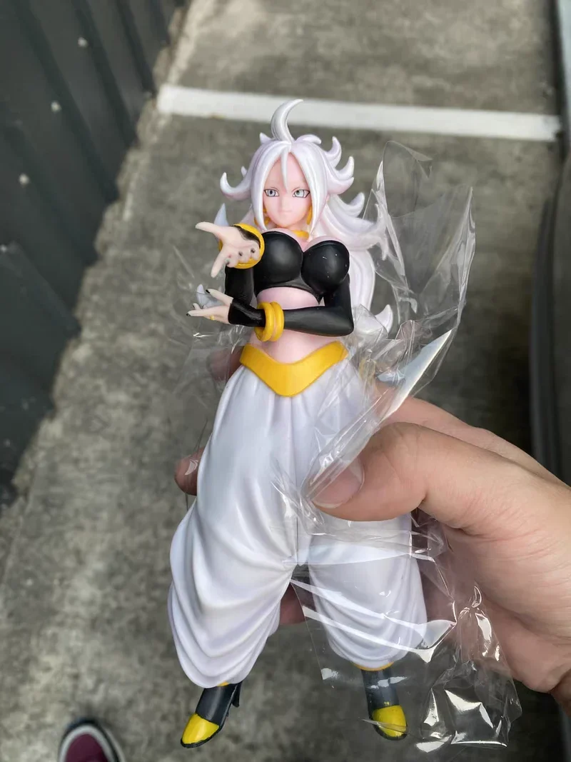 Siedem Dragon Ball sztuczny człowiek 21. Kobieta Bou Box ręcznie robiony dekoracja w formie figurki Model figurka Pvc posąg zabawki modele