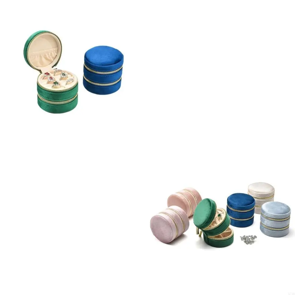 

Fashion Jewelry Case Outdoor Jewelry Holder Compact Jewelry Box Plush Material